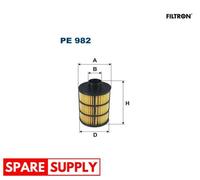 FUEL FILTER FOR FIAT 500 ALBEA CROMA DOBLO FILTRON PE 982
