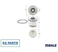 Fuel filter for FIAT ISUZU LEXUS MAHLE KX 268D