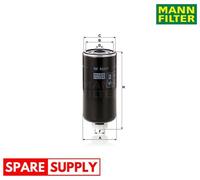 FUEL FILTER FOR FIAT KIA UAZ MANN-FILTER WK 854/1