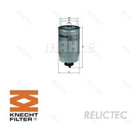 Fuel Filter fits CITROEN RELAY 2.0D 2.2D 2.8D 00 to 04 Mahle 190666 190667 New