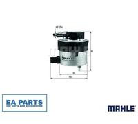 Fuel filter for FORD C-MAX FIESTA FOCUS C-MAX FOCUS MAHLE KL 569