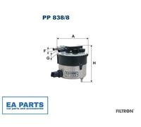 Fuel filter for FORD C-MAX FIESTA FOCUS FILTRON PP 838/8