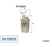 Fuel filter for FORD COURIER FIESTA FOCUS TRANSIT CONNECT FILTRON PP 838/2