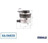 Fuel filter for FORD FOCUS II Station Wagon FUSION MAHLE KL 569