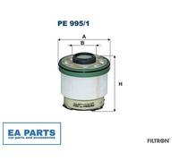 Fuel filter for FORD RANGER FILTRON PE 995/1