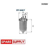 FUEL FILTER FOR FORD TOURNEO CONNECT, TRANSIT CONNECT FILTRON PP 848/7