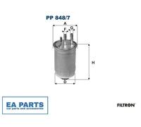 Fuel Filter for FORD TOURNEO CONNECT TRANSIT CONNECT FILTRON PP 848/7
