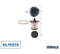 Fuel filter for FORD TRANSIT MAHLE KX 387D