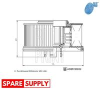 FUEL FILTER FOR HYUNDAI PALISADE SANTA FÉ SANTA FE BLUE PRINT ADBP230022