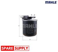 FUEL FILTER FOR INFINITI Q30 QX30 MAHLE KL 911