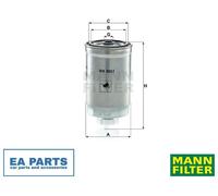 Fuel filter for JEEP COMPASS PATRIOT MANN-FILTER WK 8051