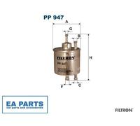 Fuel filter for MERCEDES-BENZ W168 VANEO FILTRON PP 947