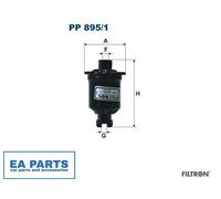 Fuel filter for MITSUBISHI CARISMA CEDIA COLT LANCER FILTRON PP 895/1
