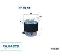 Fuel filter for NISSAN DUALIS MURANO QASHQAI FILTRON PP 857/5
