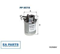 Fuel filter for NISSAN DUALIS QASHQAI FILTRON PP 857/8