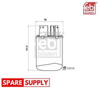 FUEL FILTER FOR NISSAN X-TRAIL VAN FEBI BILSTEIN 172172