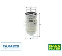 Fuel filter for PEUGEOT BOXER MANN-FILTER WK 854/6