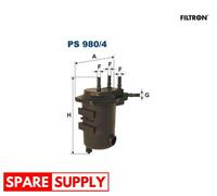 FUEL FILTER FOR RENAULT CLIO KANGOO SYMBOL FILTRON PS 980/4