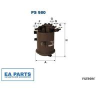 Fuel filter for RENAULT ESPACE KANGOO LAGUNA MASTER FILTRON PS 980