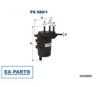 Fuel filter for RENAULT GRAND SCÉNIC MEGANE SCÉNIC FILTRON PS 980/1