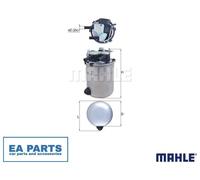 Fuel filter for RENAULT KADJAR KOLEOS MAHLE KL 1027