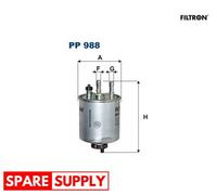 FUEL FILTER FOR RENAULT KANGOO KANGOO BE BOP KANGOO EXPRESS FILTRON PP 988
