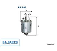 Fuel filter for RENAULT KANGOO KANGOO BE BOP KANGOO Express FILTRON PP 988