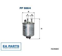 Fuel filter for RENAULT KANGOO LAGUNA LATITUDE TWINGO FILTRON PP 988/4