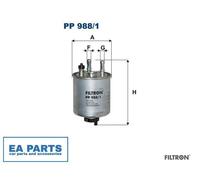 Fuel filter for RENAULT KANGOO LAGUNA TWINGO FILTRON PP 988/1