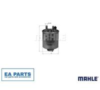 Fuel filter for RENAULT KANGOO LAGUNA TWINGO MAHLE KL 638