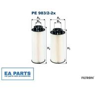 Fuel filter for SCANIA CITYWIDE G INTERLINK IRIZAR CENTURY FILTRON PE 983/2-2x