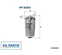 Fuel filter for SKODA FABIA FILTRON PP 839/5