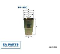 Fuel filter for TOYOTA 4 RUNNER ALTIS IX AVENSIS CALDINA FILTRON PP 950
