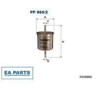 Fuel filter for VOLVO C70 S40 S60 S80 FILTRON PP 866/2