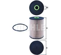 FUEL FILTER FOR VW BEETLE BORA CADDY GOLF MAHLE KX 228D