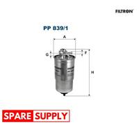 FUEL FILTER FOR VW BEETLE BORA GOLF LT 28-35 II BUS FILTRON PP 839/1