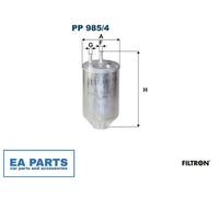 Fuel Filter for VW CRAFTER GRAND CALIFORNIA Camper FILTRON PP 985/4