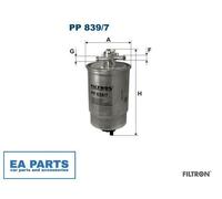 Fuel filter for VW LUPO POLO FILTRON PP 839/7