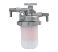 Fuel Filter Four Pipe System 129100-55621 Compatible With For Yanmar Pc30 Pc35 Pc40 Pc45 Pc50 Pc55 And Model 94 88 Silver Replacement Part For Excavator Engine Maintenance And Oil Water Separation