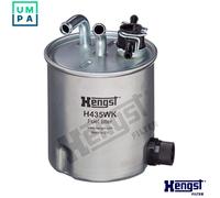 HENGST FILTER H435WK Fuel Filter Fits Nissan Navara Np300 Platform/Chassis