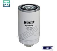 Hengst & Co Fuel Filter H637WK - Fits BOMAG, Massey Ferguson, Liebherr