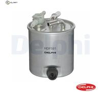 Delphi Fuel Filter HDF581 - Quick Coupling - for Dacia Renault Suzuki (Logan, Sandero, Logan MCV)