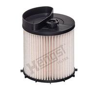 Hengst & Co Fuel Filter E504KP D568 - In-Line - Fits Ssangyong Korando, Musso - 3x