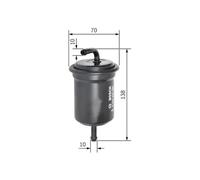 Bosch F5986 - Gasoline Filter Car