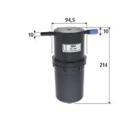 Fuel filter In-Line Filter 587089 VALEO for VW CRAFTER 30-35 Bus