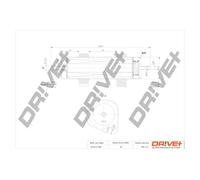 Fuel filter In-Line Filter DP1110.13.0079 Drve+ for AUDI A7 Sportback A6 C7 Q7