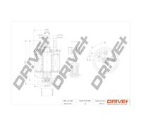 FUEL FILTER DP1110.13.0113 FOR RENAULT LAGUNA/III/Sportour/Tourer/Grandtour 1.5L