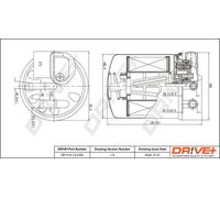 Fuel filter In-Line Filter DP1110.13.0163 Drve+ for MERCEDES-BENZ VITO Bus