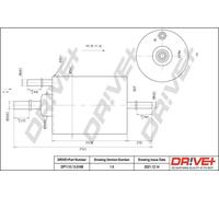 FUEL FILTER DP1110.13.0188 FOR AUDI A4/S4/Convertible A6/S6 AMB/BFB/AWM 1.8L A4