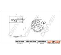 Fuel filter In-Line Filter DP1110.13.0198 Drve+ for MERCEDES-BENZ INFINITI